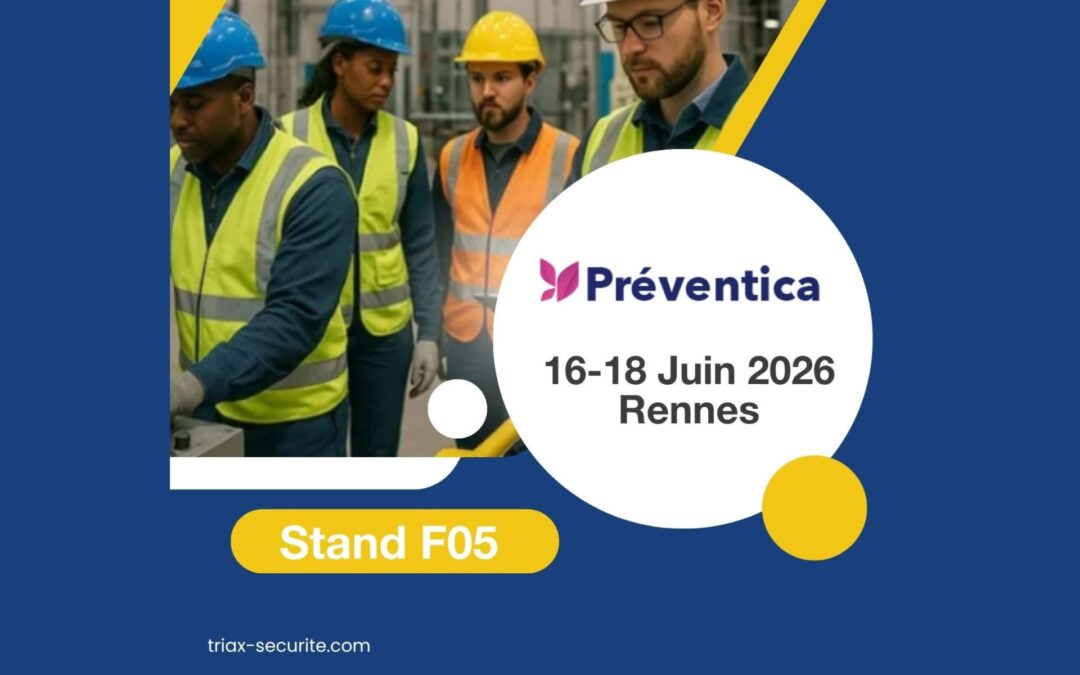 Triax Sécurité sera présente au salon Préventica Rennes 2026 : rencontrons-nous !
